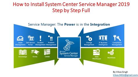 How To Install System Center Service Manager 2019 Step By Step Full