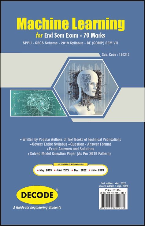 Machine Learning For Sppu 19 Course Be Sem Vii Comp 410242 Technical Publications