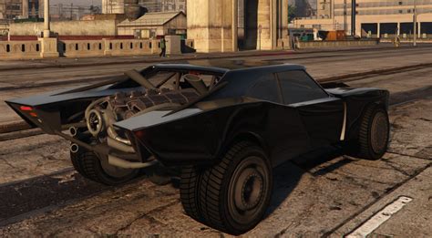 The Batman 2022 Batmobile Retexture Gta 5 Mods