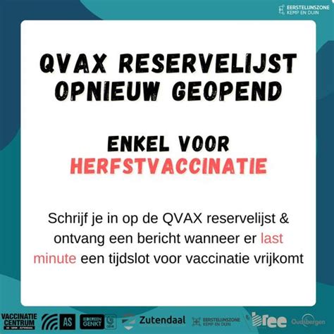 Inschrijven Voor Herfstvaccinatie COVID 19 Bree