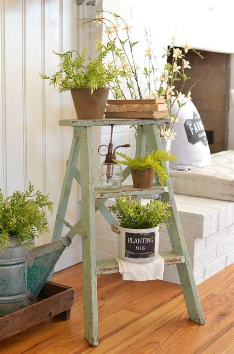 Ladder Shelf Ideas Upcycle That