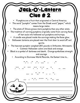 Halloween Activities Bundle Escape Room Color By Number And Halloween