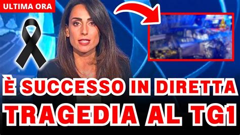 È SUCCESSO IN DIRETTA TRAGEDIA AL TG1 ECCO COSA È SUCCESSO POCHI