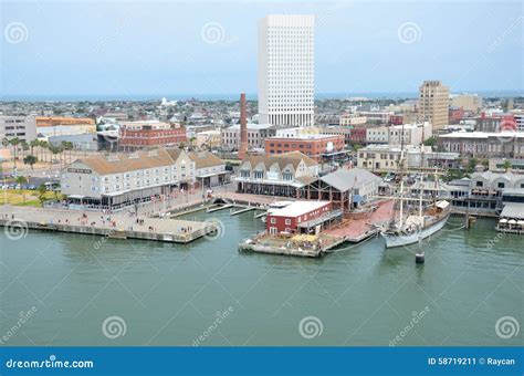 Pier 21 Harbor Side In Galveston Texas Usa Editorial Photo Image Of