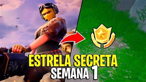 FORTNITE ESTRELA SECRETA DA SEMANA 1 TEMPORADA 9 YouTube