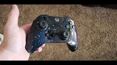 How To Custom Paint Your Xbox One Controller Galaxy Nebula Youtube