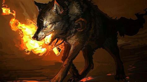 Cool Fire Wolf Wallpapers Top Những Hình Ảnh Đẹp