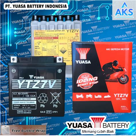 Aki Motor Vespa Sprint Vespa Primavera Vespa Lx Yuasa Ytz V Aki