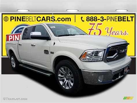 2018 Pearl White Ram 1500 Laramie Longhorn Crew Cab 4x4 123740226 Photo 5 Car