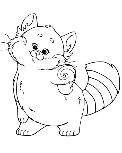 Personajes Panda Rojo 002 Disney Coloring Pages Panda Coloring