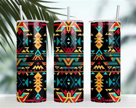 Aztec Tumbler Wrap Aztec Calendar Aztec Warrior Tumbler Wrap Fits