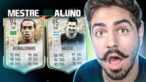 Fut Draft Do Mestre E Do Aluno R E Messi E V Rios Icons Youtube