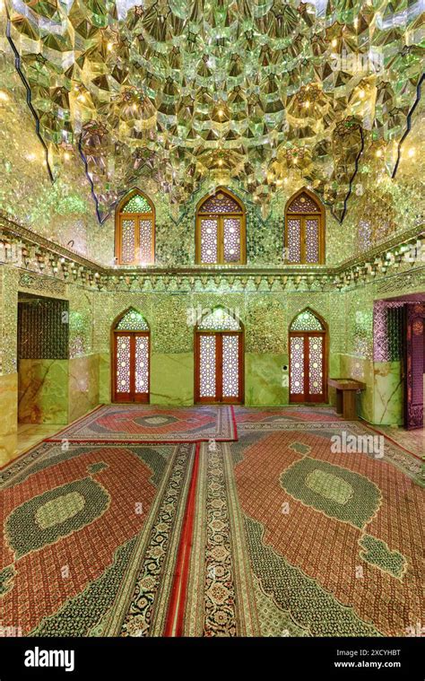 Shiraz Iran October Wonderful Interior Of Prayer Hall In