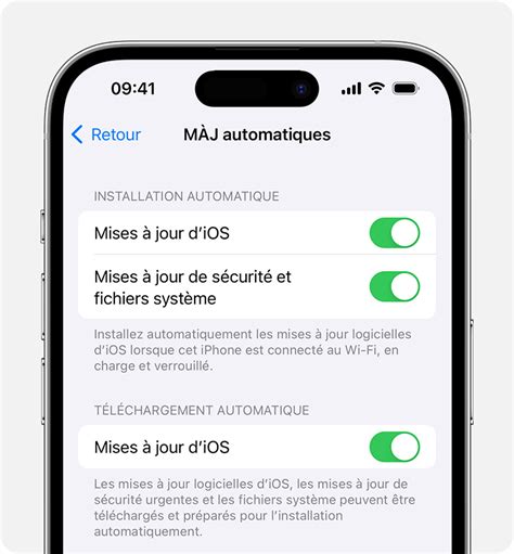 Mettre à jour votre iPhone ou iPad Assistance Apple CI