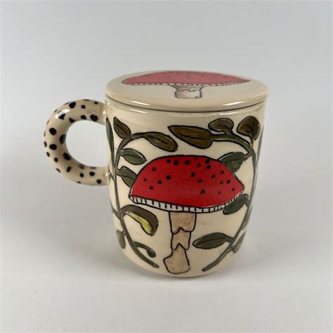 Ceramic Mug With Lid Etsy