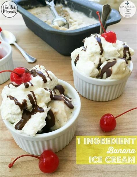 1 Ingredient Banana Ice Cream Banana Swirl Lifes Little Sweets