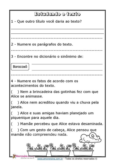 Fast Atividades De Leitura E Interpretacao Para O Ano Fundamental Hot