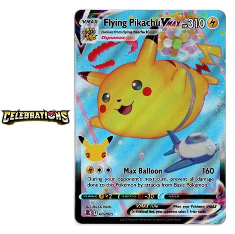 Celebrations Flying Pikachu Vmax 007025 En Kaufen Auf Ricardo