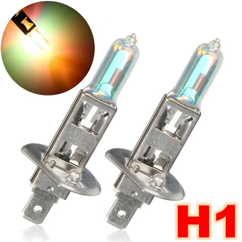 Fagis 2pcs H1 H7 12V 55W Bulbs Super Bright White High Power Car