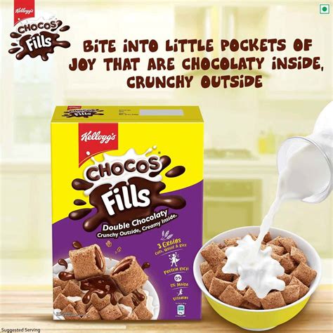 Buy KELLOGG S CHOCOS FILLS DOUBLE CHOCOLATY 250G BOX Online Get Upto