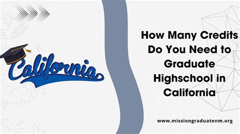 How Many Credits To Graduate High School In California Guide