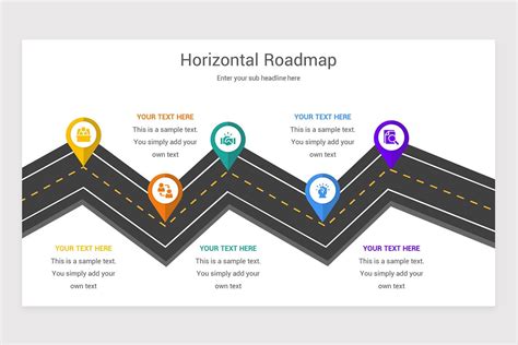 Horizontal Roadmap Powerpoint Template Nulivo Market