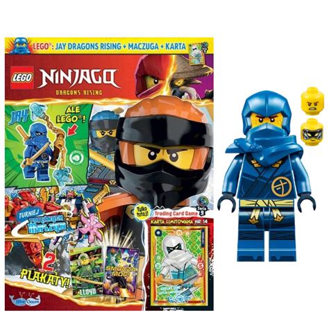 GAZETKA LEGO NINJAGO 3 2024 MAGAZYN JAY DRAGONS RISING KARTA