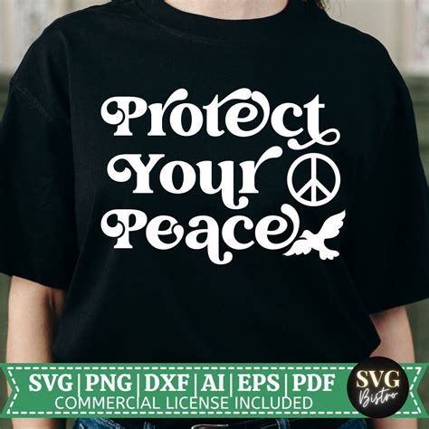 Protect Your Peace Svg Peace Svg Peace Day Svg World Peace Svg Peace