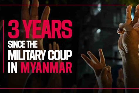 Myanmar Three Years In Power Three Years Of Ruthless Repression The