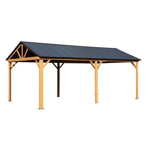 Domi Outdoor Living Ft W X Ft D Aluminum Patio Gazebo Wayfair