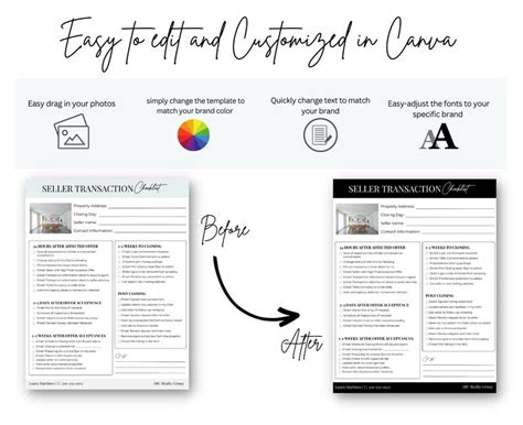 New Real Estate Agent Checklist Bundle Package Prep Listing