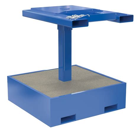 Vestil Forklift Trash Can Compactor Specialist Forklift Attachments