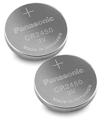 Panasonic Cr2450 Cr 2450 Lithium 3v Battery 2 Pack Amazon