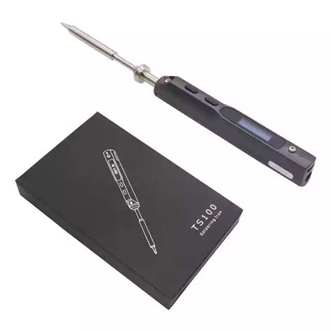 W Mini Smart Digital Soldering Irons Portable Oled Display Electrical