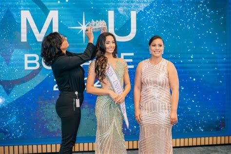 Ruby Pouchet Gekroond Tot Miss Universe Bonaire 2024 Nu CW