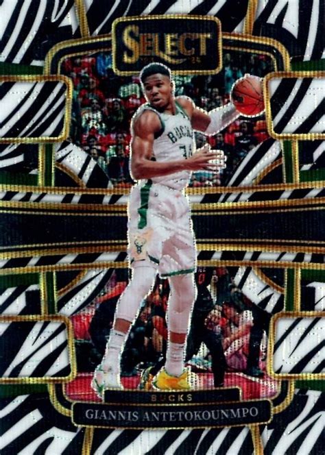 Giannis Antetokounmpo 2023 Select 60 Concourse Zebra SSP Price