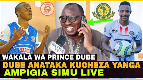 Wakala Wa Prince Dube Afichua Dube Anataka Kuchezea Yanga Ampigia