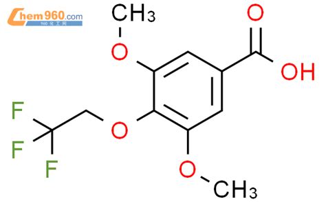 483988 93 8 Benzoic acid 3 5 dimethoxy 4 2 2 2 trifluoroethoxy 化学式