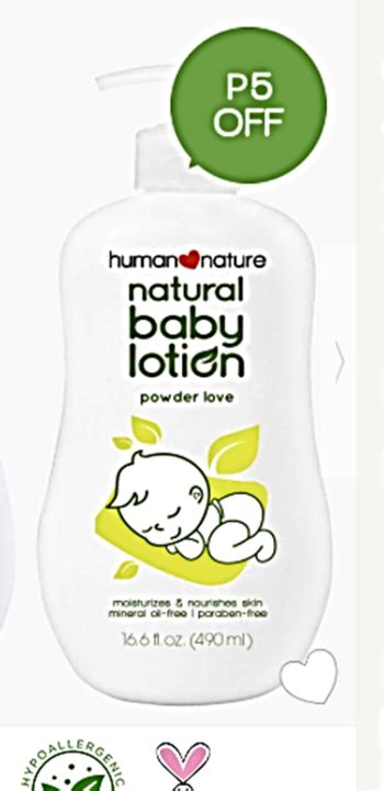 Human Nature Natural Baby Lotion Lazada Ph