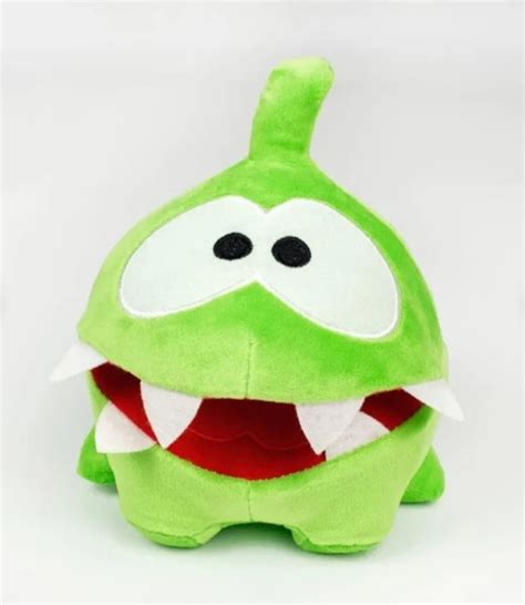 Om Nom Toy Cut The Rope Soft Toy Am Nyam With Open Mouth Etsy