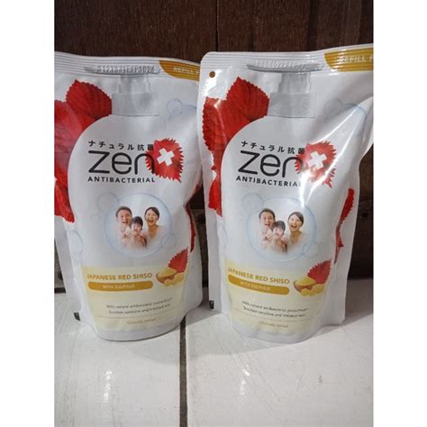 Jual Zen Sabun Cair Pump Ml Refill Ml Shopee Indonesia