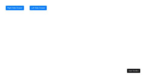 React Modal As Drawer Codesandbox