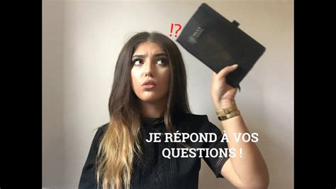 Présentation Je Réponds à Vos Questions Youtube