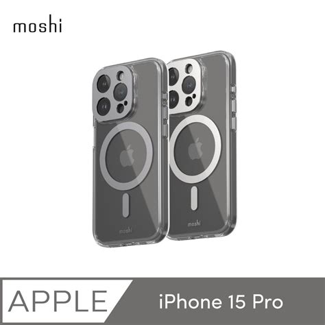 Moshi 摩仕 iPhone 15 Pro iGlaze 透明保護殼 MagSafe PChome 24h購物