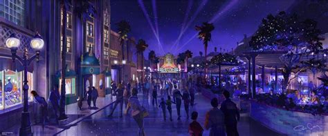 Concept Art For Disney Adventure World Park Entrance Area Revealed