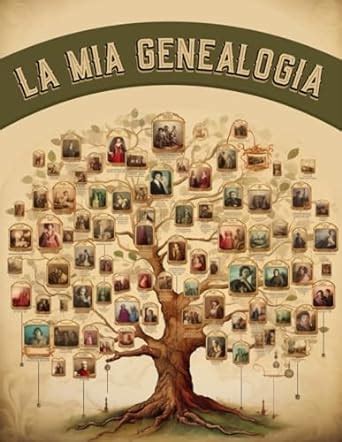 Amazon It La Mia Genealogia Organizzatore Genealogico Libro Albero