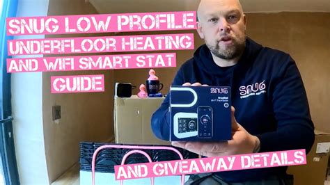 Snug Underfloor Heating Low Profile System And Snugstat Wifi Thermostat Walkthrough Guide Youtube