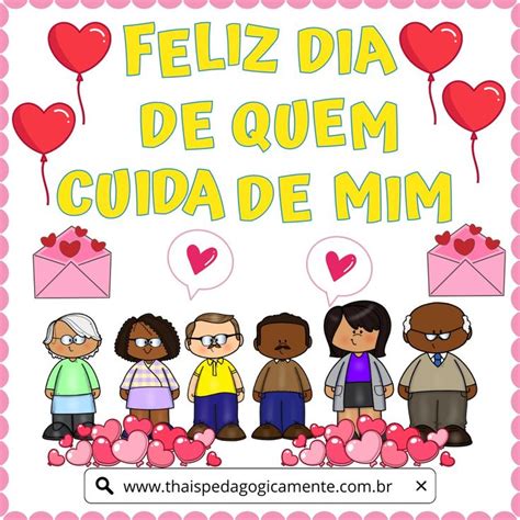 Painel Feliz Dia De Quem Cuida De Mim