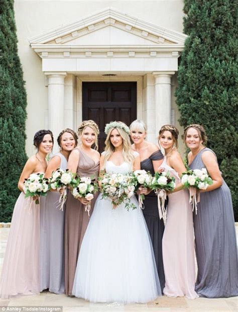 Ashley Tisdale Marries Christopher French Check Out Her Gown Shoes Post