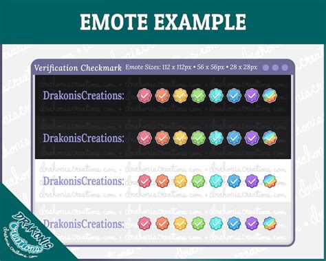 Verification Checkmark Badges And Emotes Twitch Discord Youtube